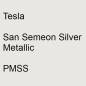 Preview: Tesla, San Semeon Silver Metallic, PMSS.